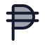 Philippinepeso icon with duotone rounded style