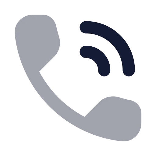 Phone Call Icon in Bulk Rounded style