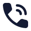 Phonecall icon with solid standard style