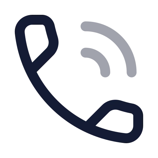 Phone Call Icon in Twotone Rounded style