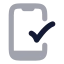 Phonecheck icon with bulk rounded style