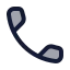 Phone icon with duotone rounded style