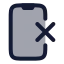Phoneerase icon with duotone rounded style