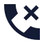 Phonemissed icon with solid sharp style