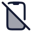 Phoneoff icon with duotone rounded style