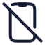 Phoneoff icon with stroke rounded style