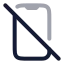 Phoneoff icon with twotone rounded style
