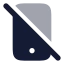 Phoneoff icon with bulk rounded style