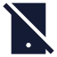 Phoneoff icon with solid sharp style