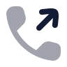 Phone Outgoing icon preview