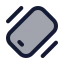Phoneshake icon with duotone rounded style