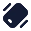 Phoneshake icon with solid rounded style