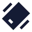 Phoneshake icon with solid sharp style