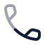Phone icon with twotone rounded style