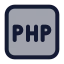 Php icon with duotone standard style