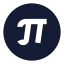 Picircle icon with solid sharp style