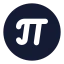 Picircle icon with solid standard style