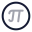 Picircle icon with twotone rounded style