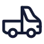 Pickup icon with stroke standard style