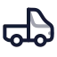 Pickup icon with twotone rounded style