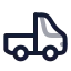 Pickup icon with twotone rounded style
