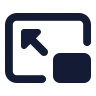 Picture In Picture Exit icon preview