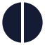 Piechart icon with solid standard style