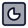 Pie Chart Square icon preview