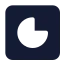 Piechartsquare icon with solid standard style