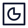 Pie Chart Square icon preview