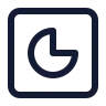 Pie Chart Square icon preview