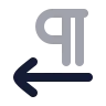 Pilcrow Left icon preview