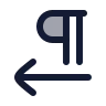 Pilcrow Left icon preview