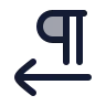 Pilcrow Left icon preview