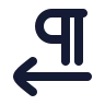Pilcrow Left icon preview