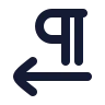 Pilcrow Left icon preview