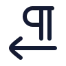Pilcrow Left icon preview