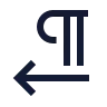 Pilcrow Left icon preview