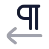 Pilcrow Left icon preview