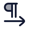 Pilcrow Right icon preview