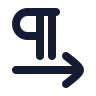 Pilcrow Right icon preview