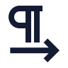 Pilcrow Right icon preview