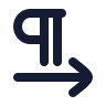 Pilcrow Right icon preview