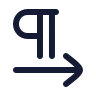 Pilcrow Right icon preview