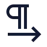 Pilcrow Right icon preview