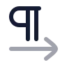 Pilcrow Right icon preview