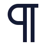 Pilcrow icon preview
