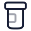 Pillbottle icon with twotone rounded style