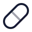Pill icon with twotone rounded style