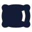 Pillow icon with solid sharp style